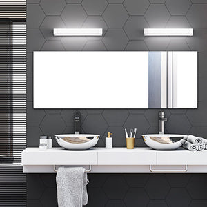 Applique Da Esterno Moderna Sway Metallo Bianco Acrilico Led 17W 3000K