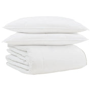 Piumone | Duvet Invernale con cuscino 3 pz Bianco Piuma d'anatra