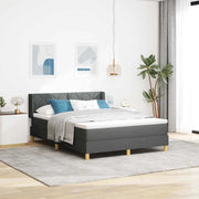 <strong>Letto a Molle< / strong> Grigio scuro 140 x 190 cm 3341350