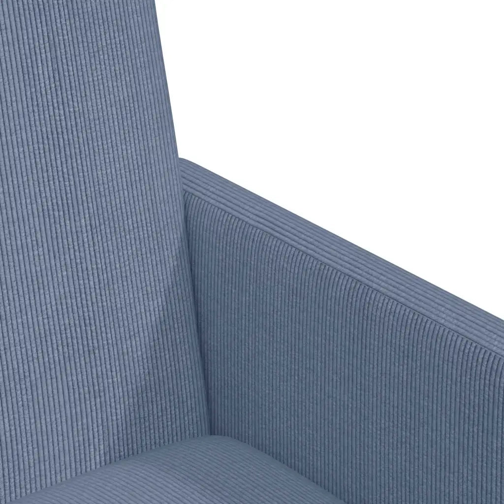 Sedie da Pranzo con Ruote con ruote 2 pcs Blu 57 x 66 x 94 cm