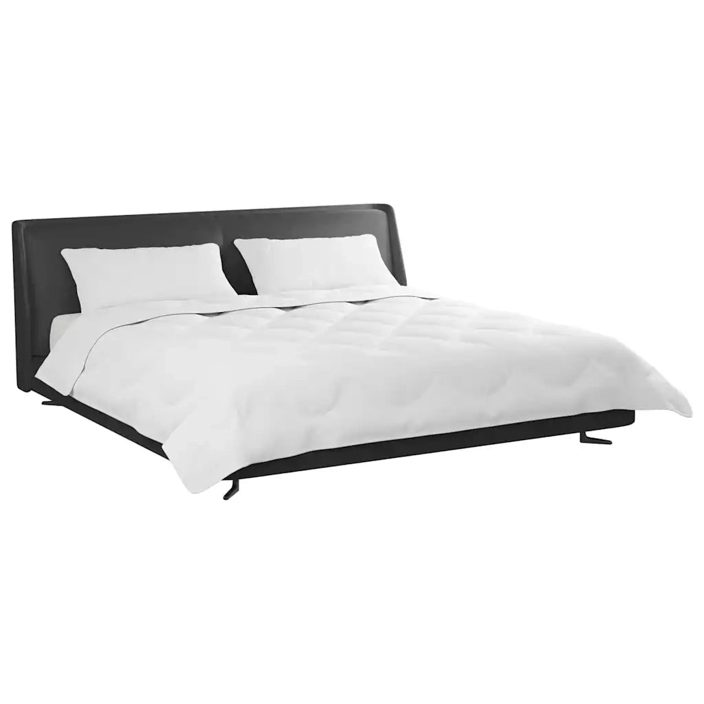 vidaXL Piumone con cuscino 3 pcs Bianco 240 x 220 cm Microfibra
