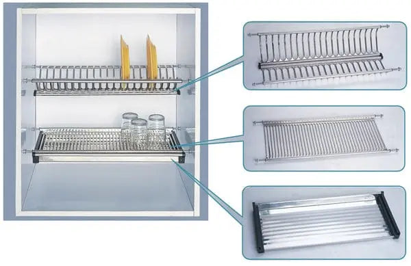 Scolapiatti acciaio inox diverse misure Taglia: CM 86