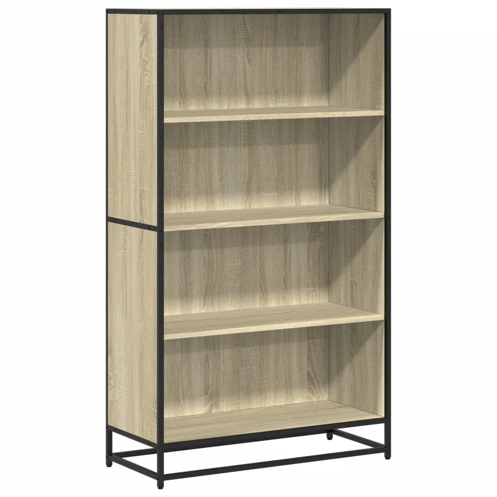 Libreria-Scaffale per Libri-Mobile di Stoccaggio Rovere Sonoma 80,5x35x139 cm in Truciolato