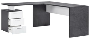 Scrivania Angolare: Nuovo Design Moderno Bianco Lucido - Report