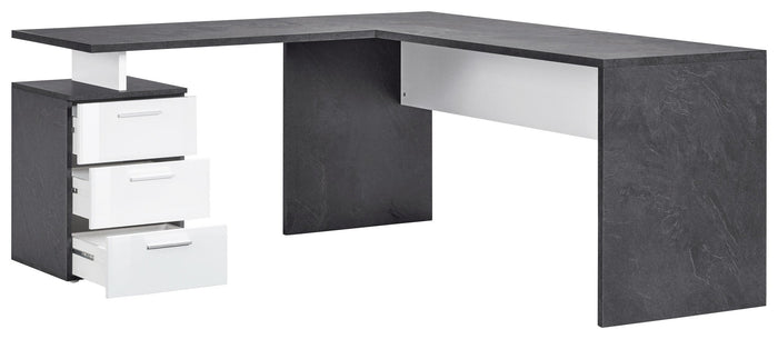 Scrivania Angolare: Nuovo Design Moderno Bianco Lucido - Report