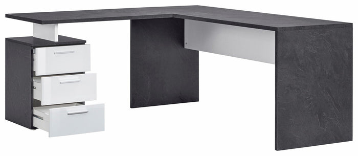 Scrivania Angolare: Nuovo Design Moderno Bianco Lucido - Report