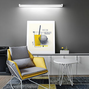 Applique Da Esterno Moderna Sway Metallo Bianco Acrilico Led 23W 3000K