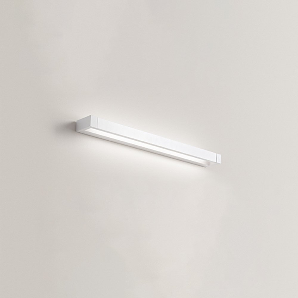 Applique Da Esterno Moderna Sway Metallo Bianco Acrilico Led 23W 3000K