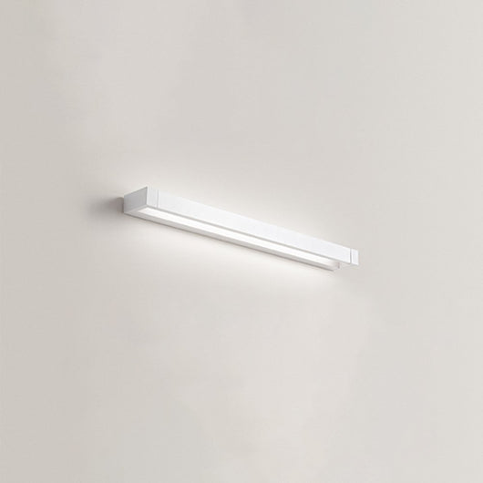 Applique Da Esterno Moderna Sway Metallo Bianco Acrilico Led 23W 3000K