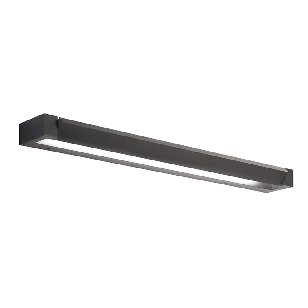 Applique Da Esterno Moderna Sway Metallo Nero Acrilico Led 23W 3000K