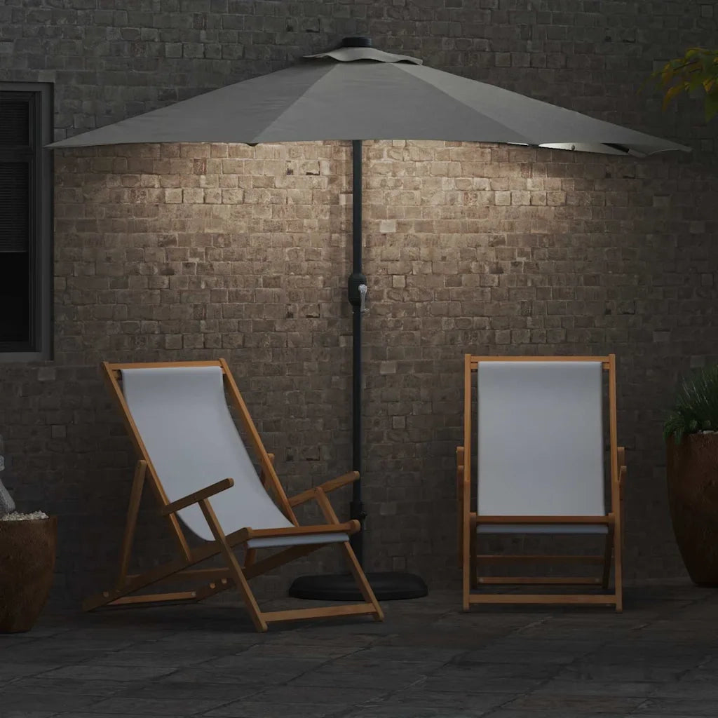 Ombrello da giardino Sabbia 294 x 150 x 224 cm 42003267