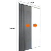 ZANZARIERA PLISSETTATA 120XH240CM BIANCO 9016