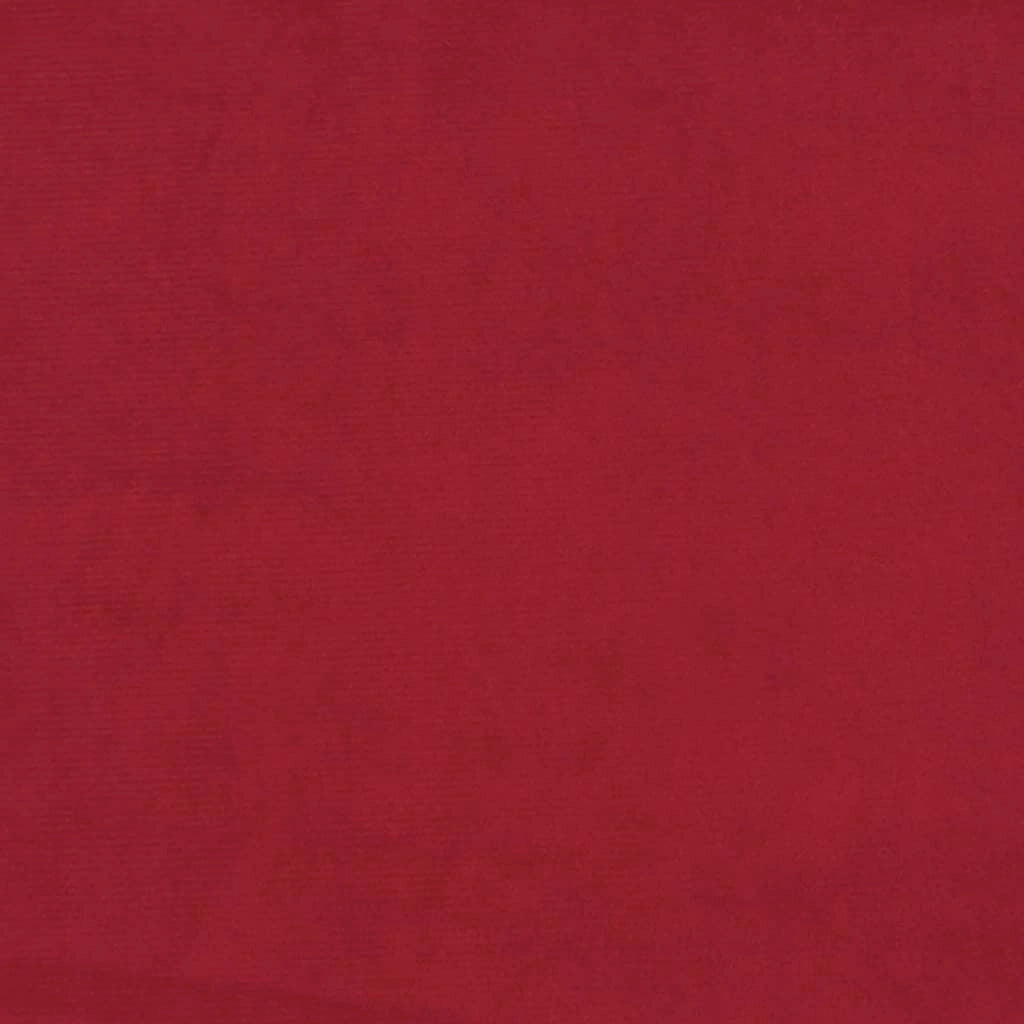 Divano letto a 2 posti letto trasformabile per gli ospiti in soggiorno divano letto letto pieghevole per soggiorno casa da interno sedute e due cuscini velluto rosso bordeaux 02_0019560