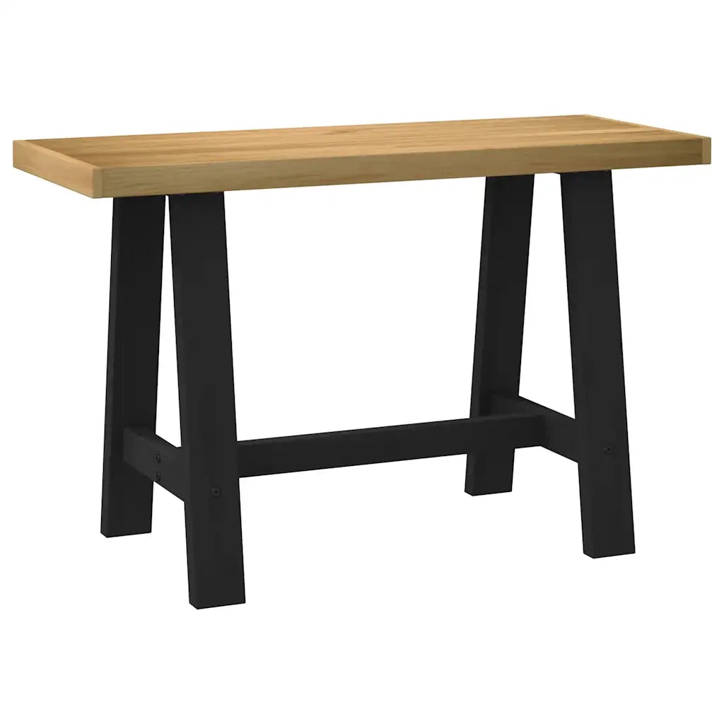 Scrivania NOAIN Gambe a Forma di A 120x50x75 cm Legno Massello 4100039