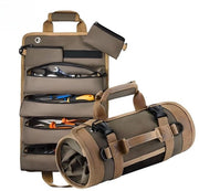 Organizzatore di attrezzi portatile – 4 grandi contenitori – Organizzatore per sedile e bagagliaio – Compatta e trasportabile – Fino a 15 kg per contenitore