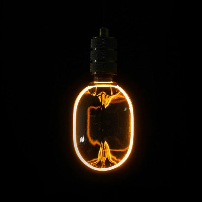 Lampadina LED ovale fumé 4W 100lm 1800K E27 Ecolight