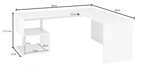 Scrivania Angolare ESSE: Design Moderno e Funzionalità