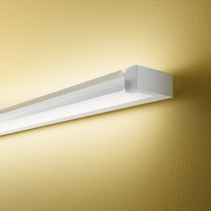 Applique Moderna Sway Metallo Bianco Acrilico Led 35W 3000K
