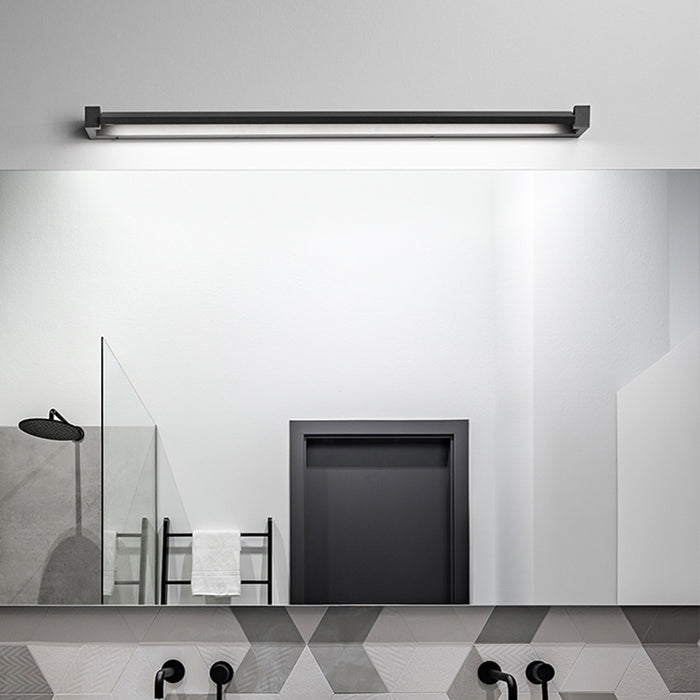 Applique Moderna Sway Metallo Nero Acrilico Led 35W 3000K