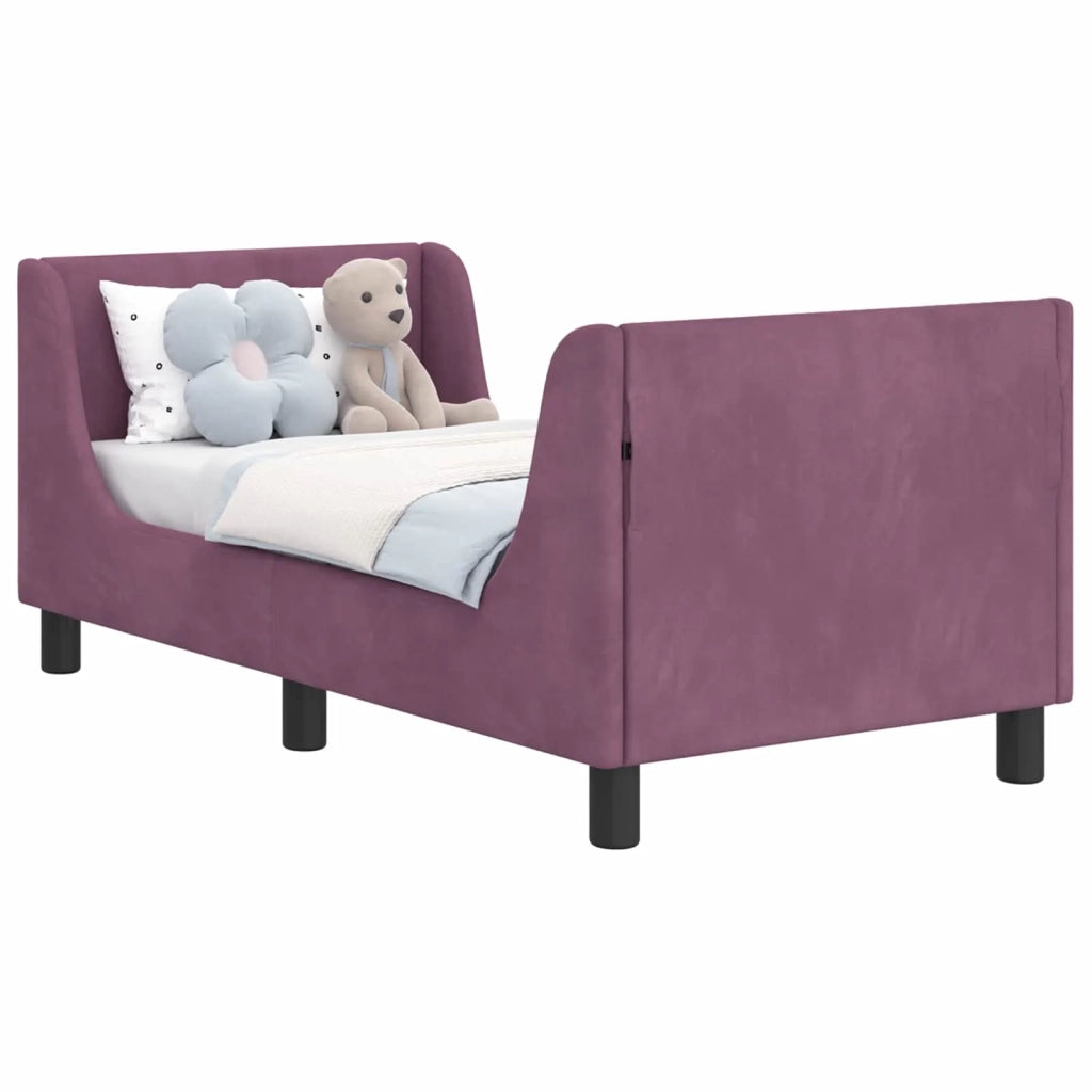 Struttura letto per bambini con testata Viola 70 x 140 cm