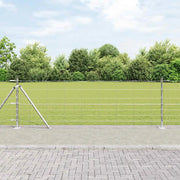 Palo della recinzione Zincato 25 x 0,8 m Acciaio