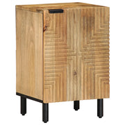 Mobiletto da Bagno Marrone 38x33,5x58 cm Legno di Mango 4017741