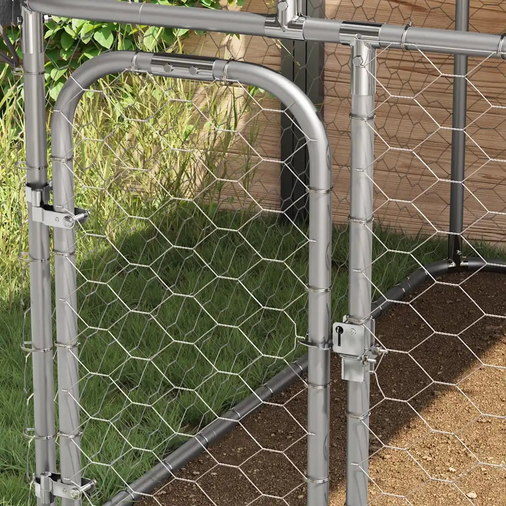 Gabbia per Cani da Esterno con Tetto 100x100x150 cm CFW8770490