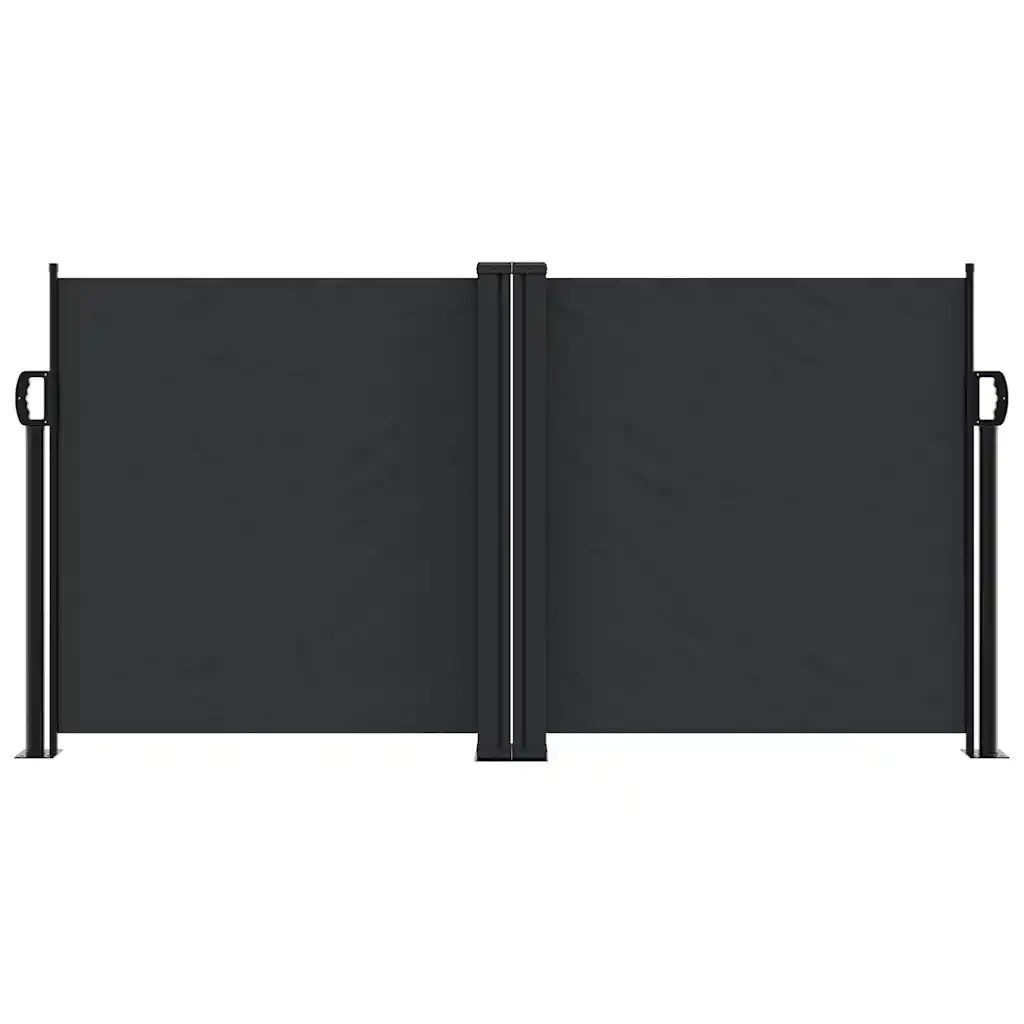 Tendada Sole Laterale Retrattile Nera 120x600 cmcod mxl 115628