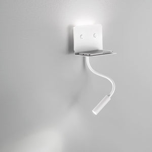 Applique Moderna Level Metallo Bianco Led 6W 3000K