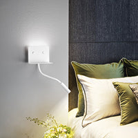 Applique Moderna Level Metallo Bianco Led 6W 3000K