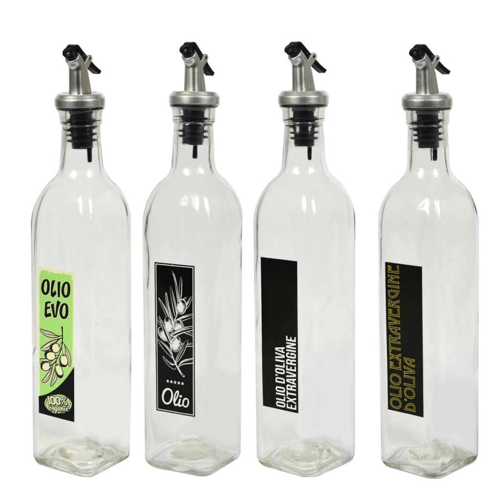 MAURY'S BOTTIGLIA PER OLIO CON TAPPO VERSATORE ASSORTITA 500 ML