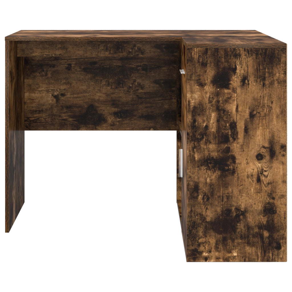 Scrivania ad Angolo Rovere Affumicato 102x88x75 cm Legno ingegnerizzato