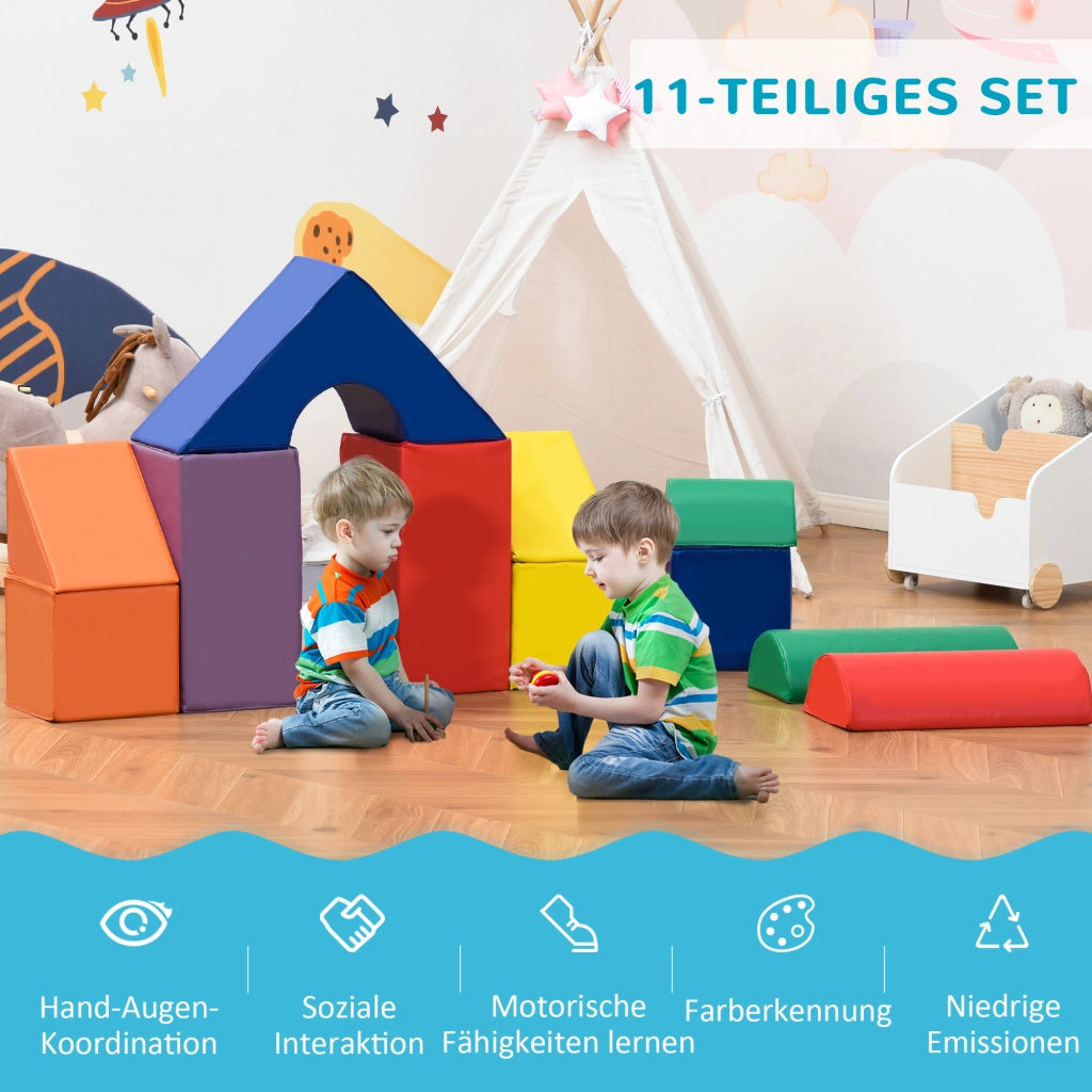 Blocchi da gioco per bambini ¨C Minimal ¨C 11 pezzi, colori assortiti
