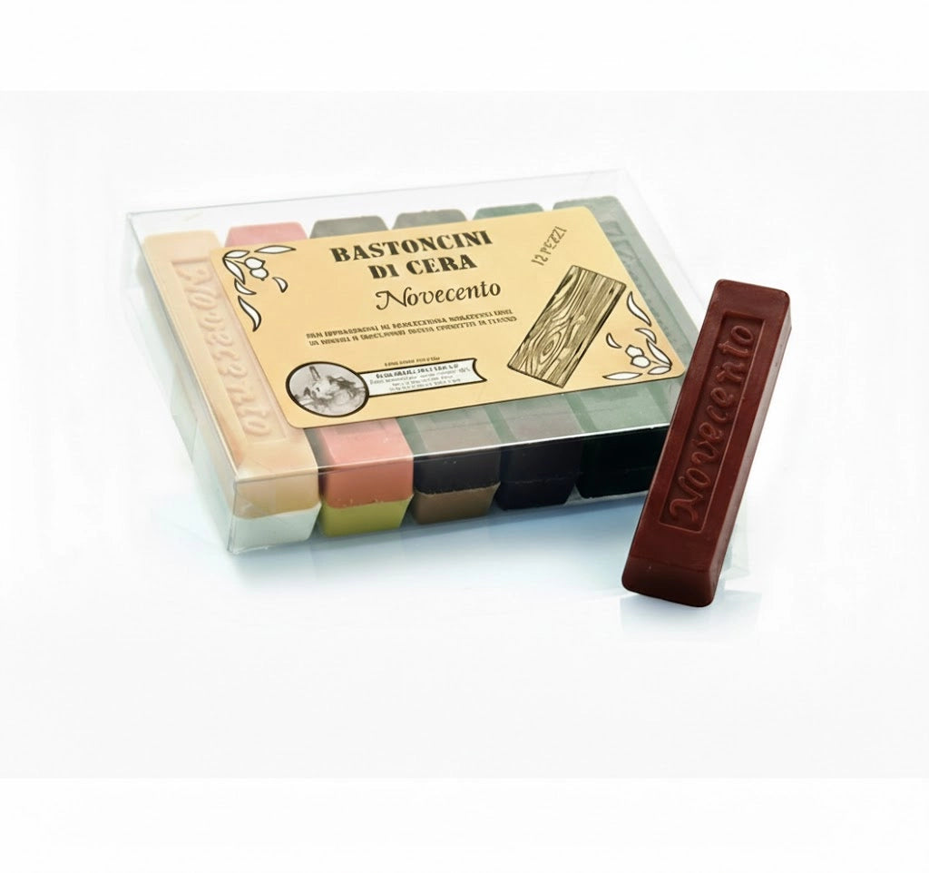 BASTONCINO DI CERA NOVECENTO MOGANO- 12,0 pz