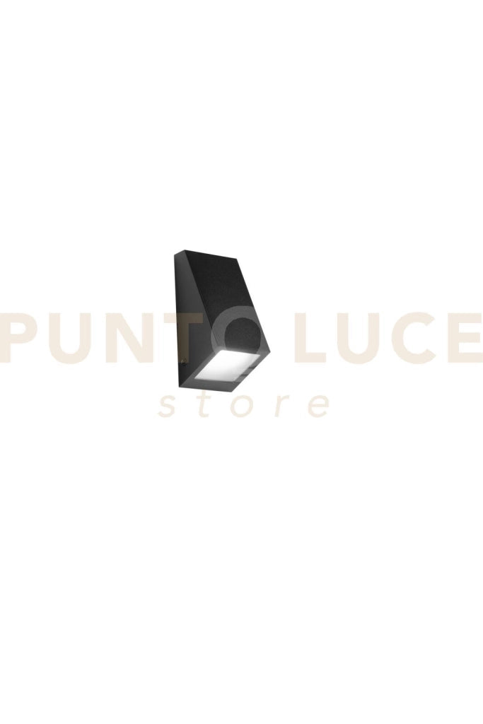 APPLIQUE POPUP NERA IN METALLO IP44 1 LUCE ATTACCO GU10 71X69X145MM