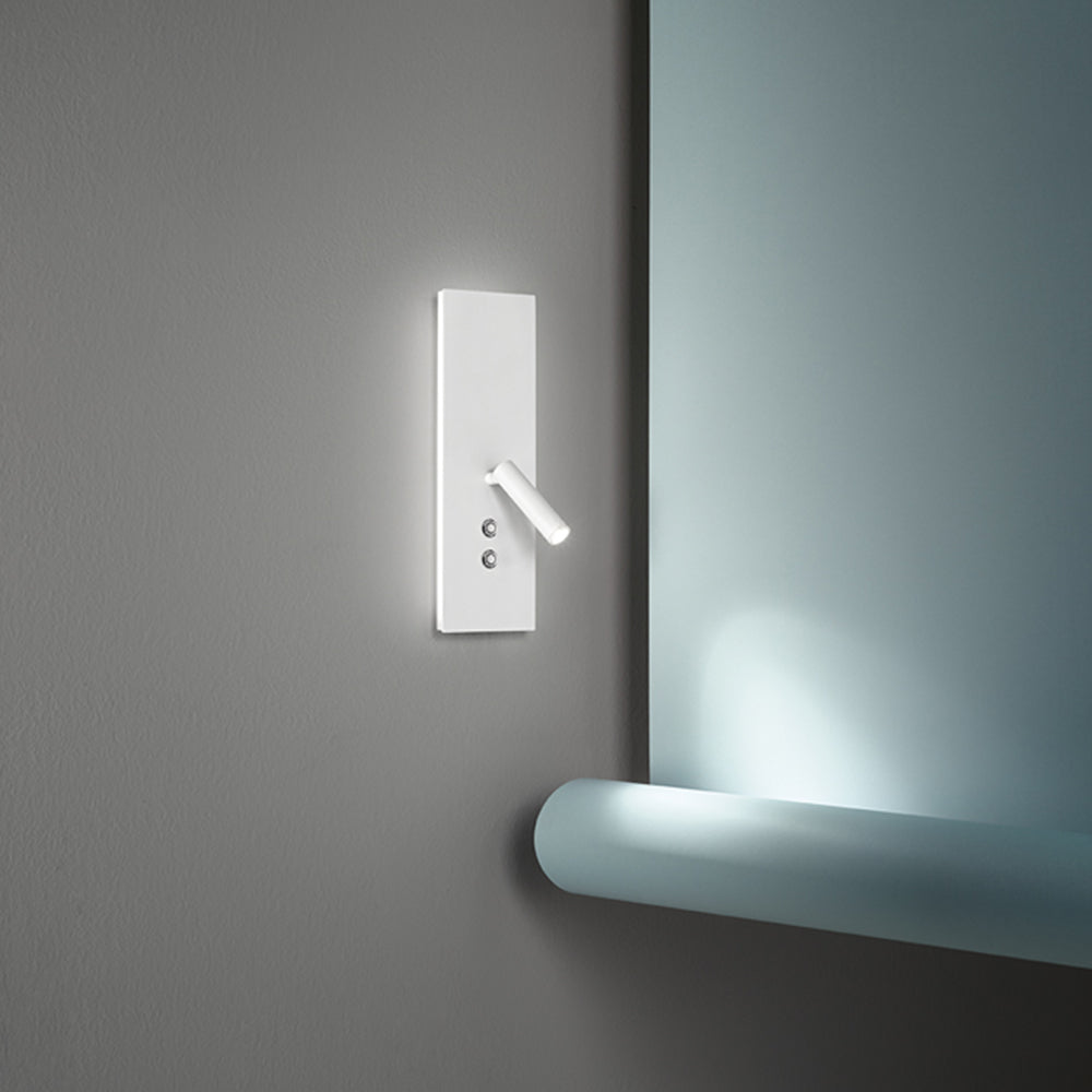 Applique Moderna Plate Metallo Bianco Led 12W 3000K