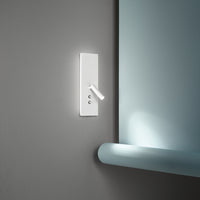 Applique Moderna Plate Metallo Bianco Led 12W 3000K
