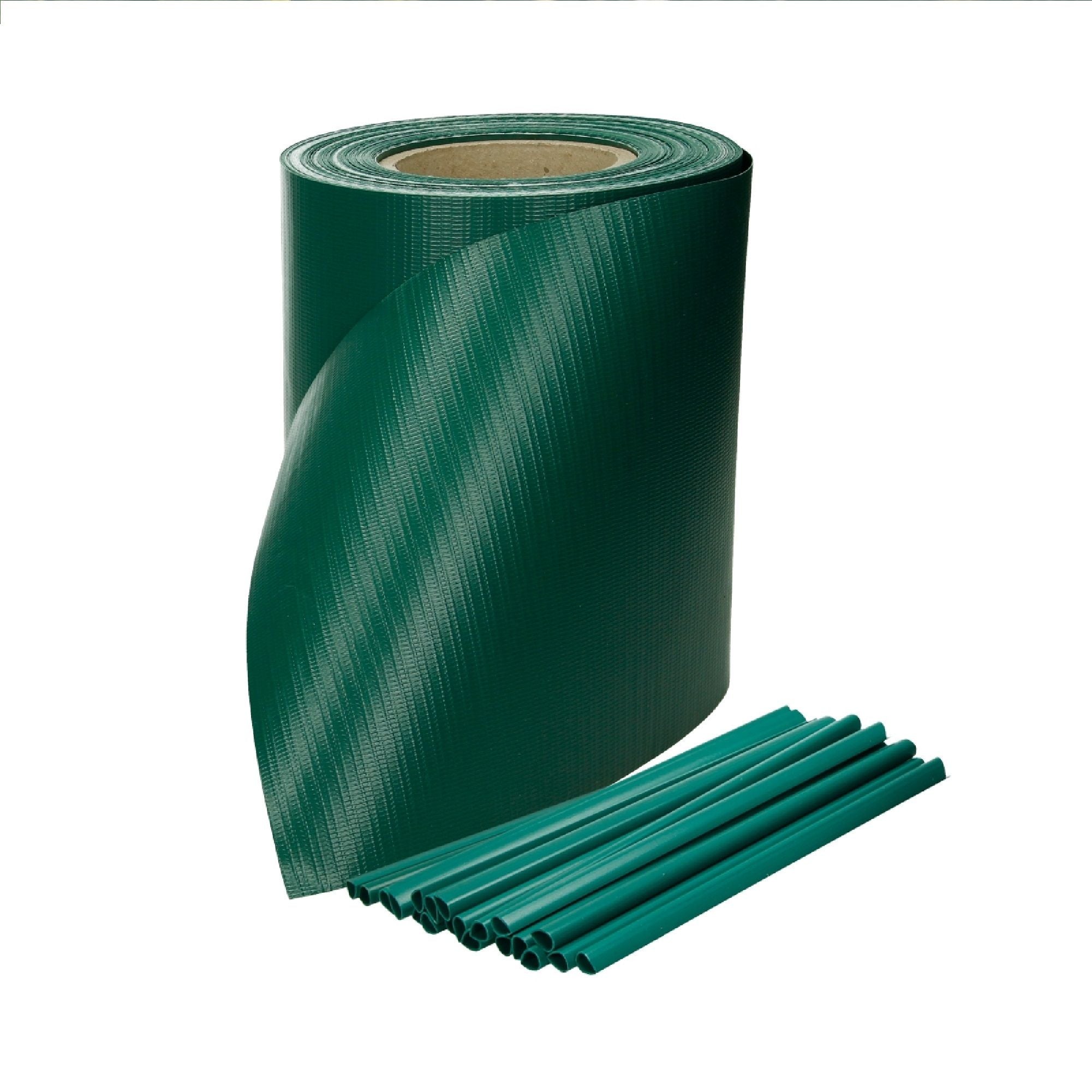 Fascia frangivista PVC clip fissaggio nastro ringhiere recinzioni privacy +colori VERDE