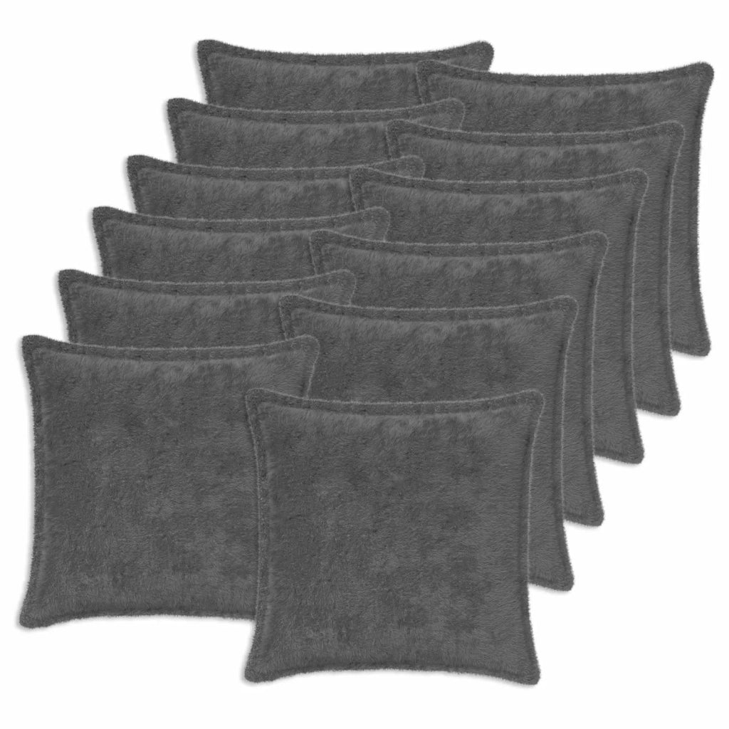 Federa 12 pcs HOUTEN Grigio Scuro 40 x 40 cm 917079