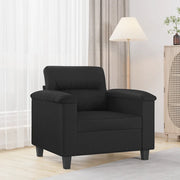 Divano Sedia-Poltrona Nera 60 cm in Similpelle 206400