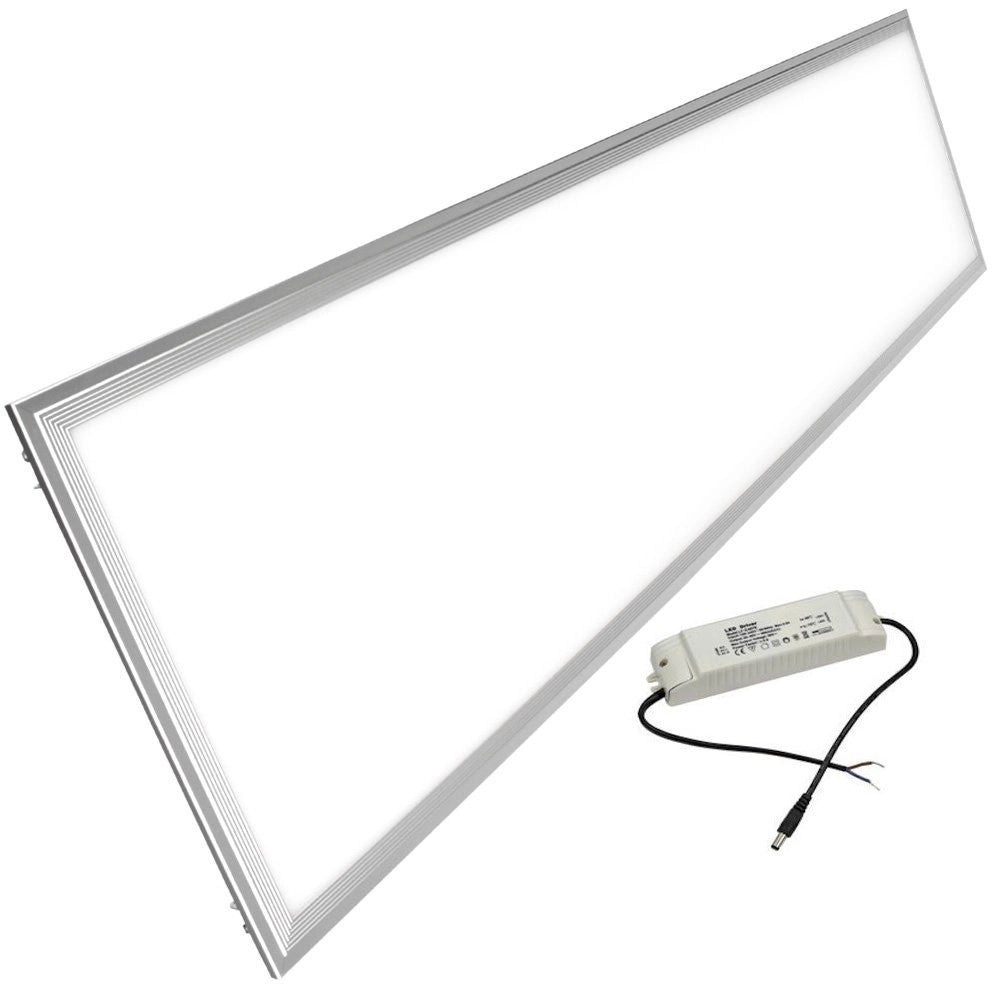 Trade Shop - Pannello Led 120x30 40w Rettangolare Plafoniera Led 120x30cm Luce Bianca E Calda - -bianco Caldo      -