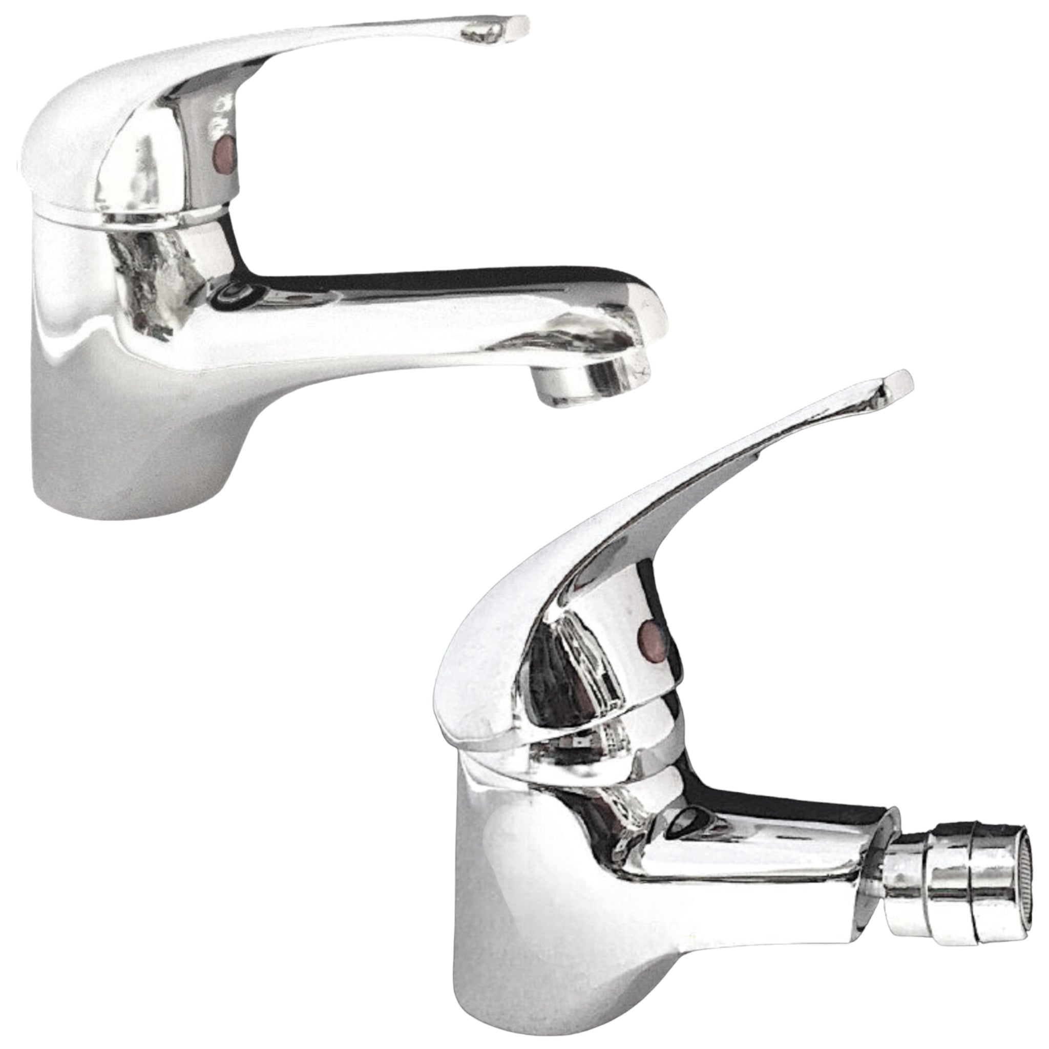 Serie Completa Di Rubinetti Per Bagno Lavabo E Bidet