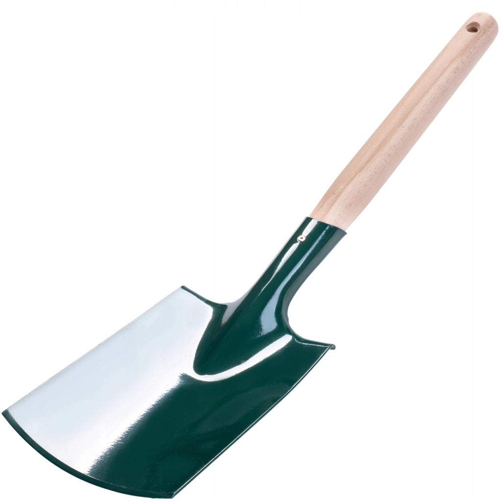 Pala KADAX in metallo, piccola e robusta, con manico, lunghezza 60 cm.