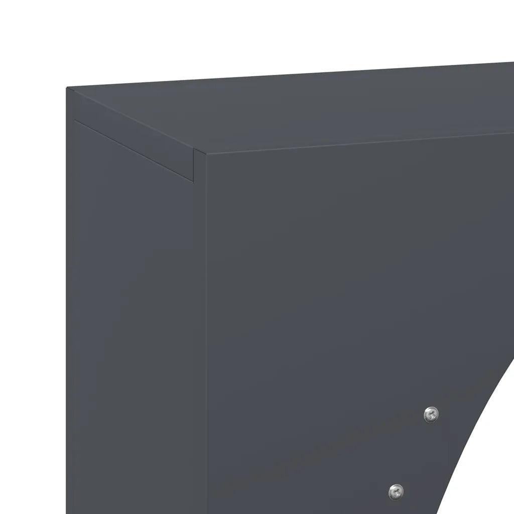 Rastrelliera per Legna da Ardere Antracite 50x23x100 cm CFW7680776