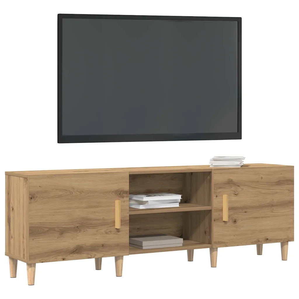Mobile TV-Credenza per TV-Console TV rovere artigianale 150 x 30 x 50 cm Legno multistrato 571913