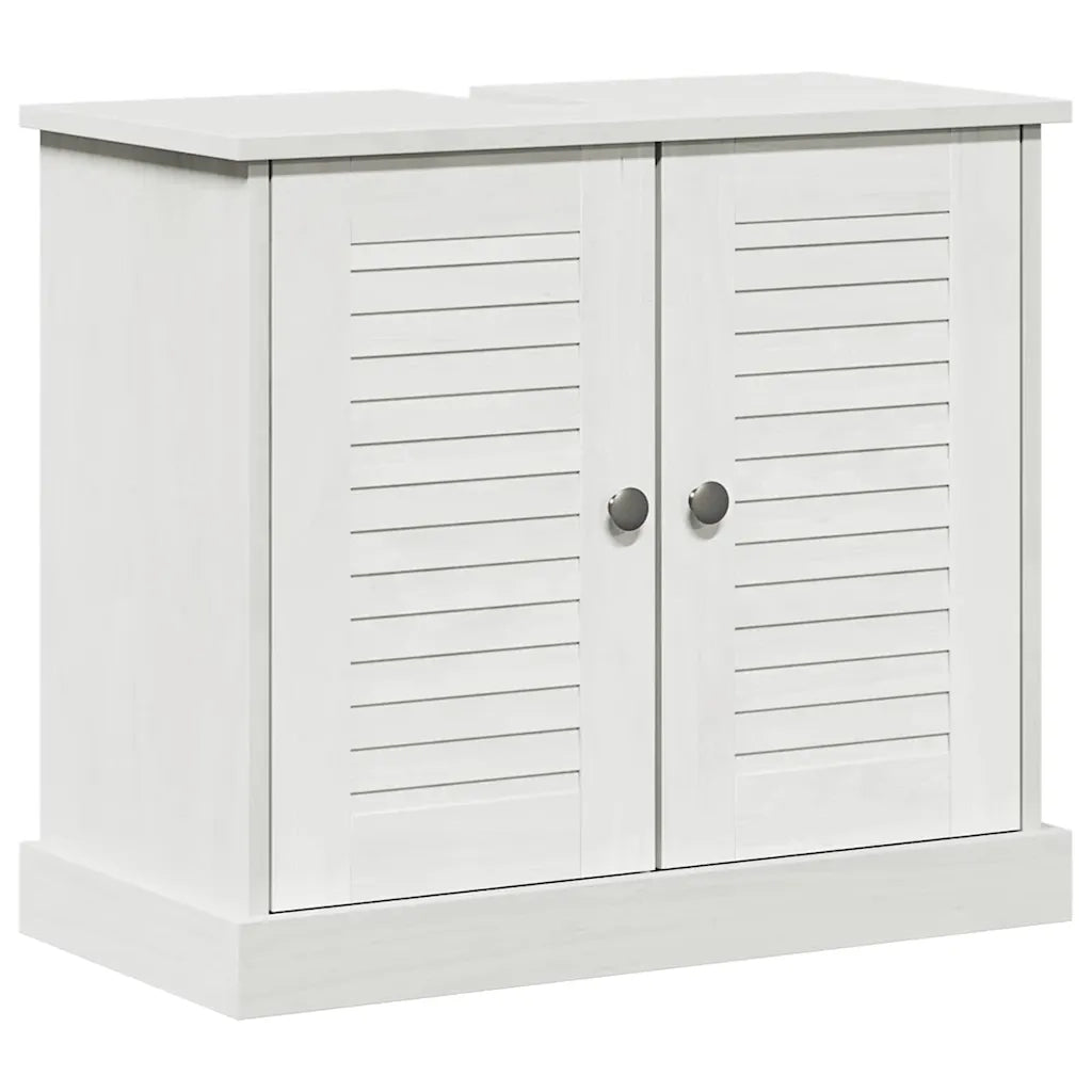 Set di mobili per il bagno con porta VIGO 5 pcs Bianco Antico 3328548