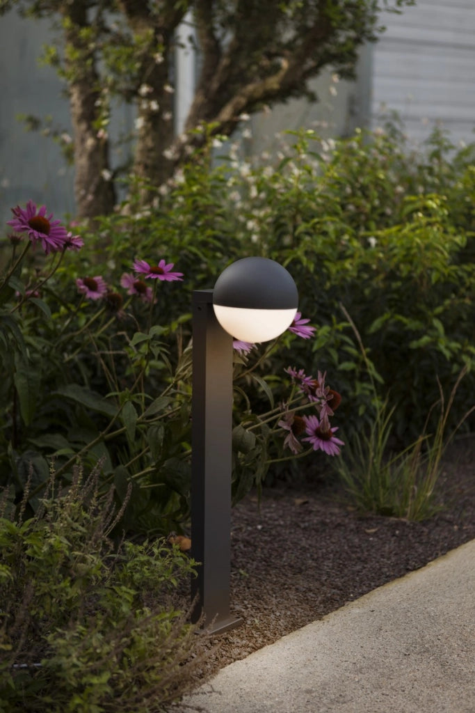 Paletto da giardino LOOMA grigio scuro 1xE27 IP54 70 cm