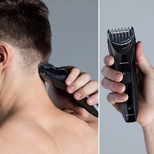 Panasonic ER-GC53-K503 Tagliacapelli Taglio 1-10 mm in 19 Step e Taglio 0.5 mm senza Pettine Nero