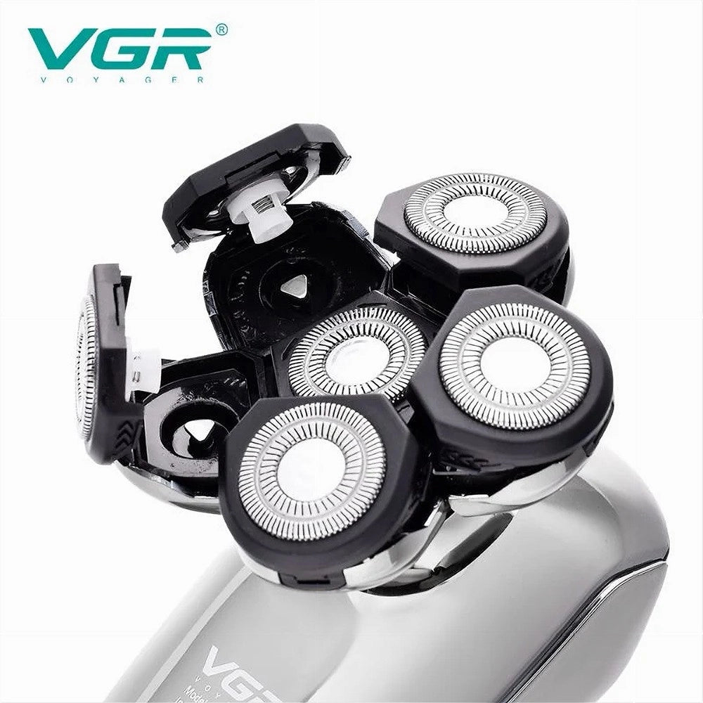 Trade Shop - Rasoio 5in1 Led Elettrico Cordless Usb Ricaricabile Ipx6 Impermeabile Vgr V-320 -