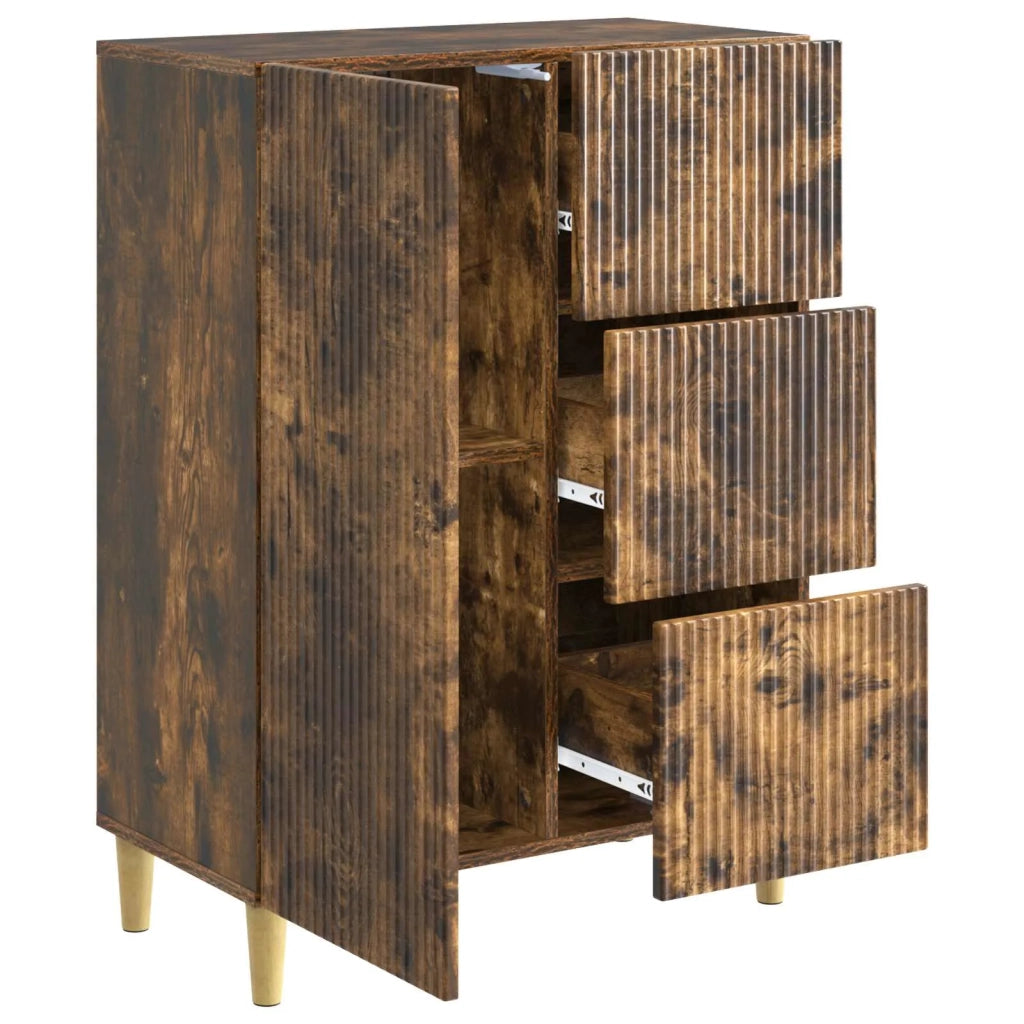 Credenza Rovere Fumo 66 x 34,5 x 90 cm Legno ingegnerizzato 894630